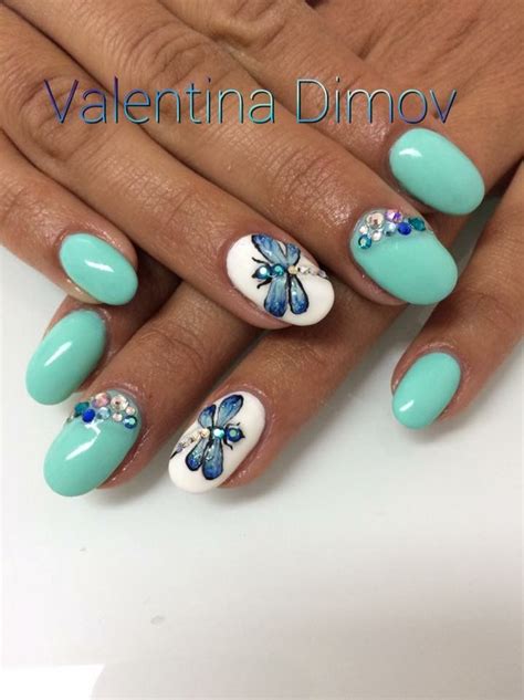 Pin By Deverie Gorham On Nails Dragonfly Nail Art Beach Nail Art