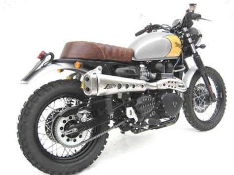 Zard Exhaust For The Triumph Bonneville Se T100 Scrambler Thruxton