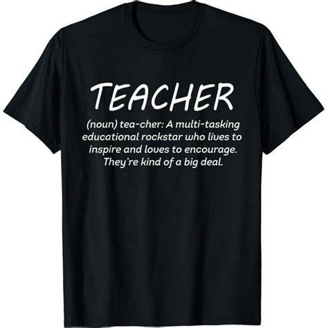 Teacher Definition Teacher Appreciation T Shirt