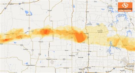 Map Of Wichita Kansas Hail Storm May 30th 2012 Interactive Hail Maps