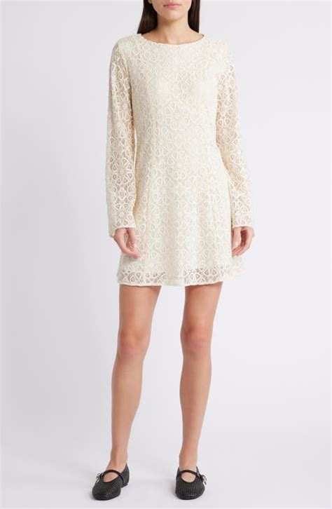 Long Sleeve White Dresses Nordstrom