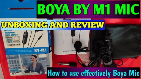 Boya Mic Unboxing In Nepali Useful For Every Youtuber Review Of