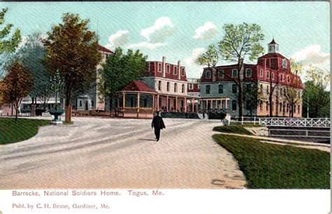 3postcards Togus Maine National Soldiers Home Electric Station