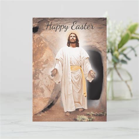 Happy Easter Jesus Is Risen Holiday Card Affiliate Affiliate