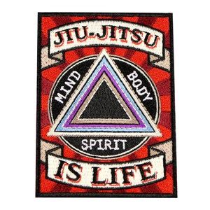 Jiu Jitsu Bjj Gi Patch Jiu Jitsu Is Life Jiu Jitsu Gift Etsy