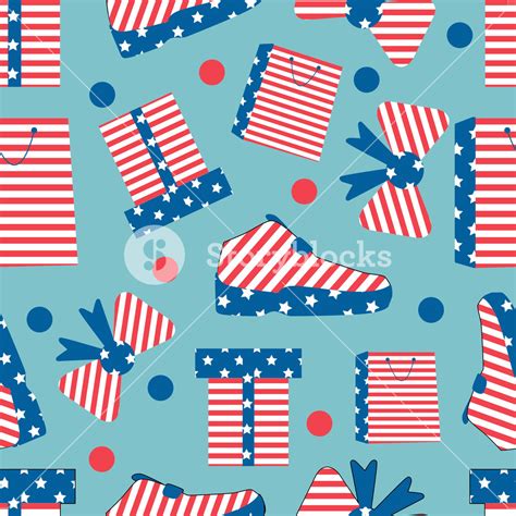 Seamless Pattern For Th Of July Royalty Free Stock Image Storyblocks