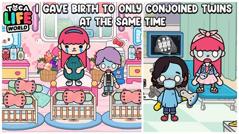 I Gave Birth To Many Conjoined Twins At A Time 👯‍♀️😱 Story Toca Life