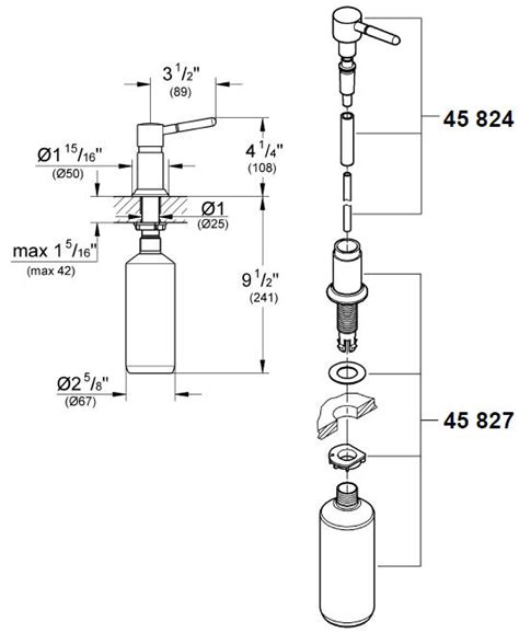 Order Replacement Parts For Grohe 28751 Deluxe Xl Soap Dispenser Also Known As Grohe