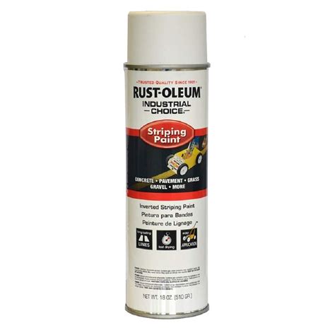 RUST OLEUM 1691838 Industrial Choice 18 Ounce White Inverted Striping