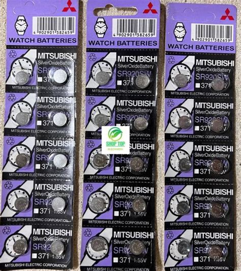 SR920SW 371 G6A Mitsubishi Watch Batteries Silver Oxide Lazada PH