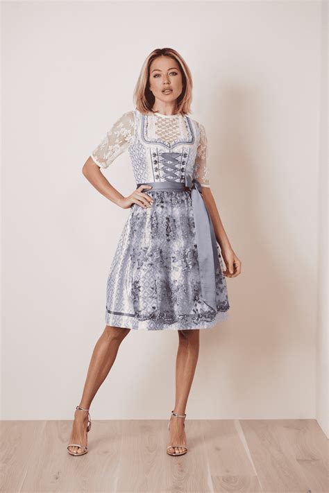 Dirndl Sitara Cm In Grau Im Kr Ger Dirndl Online Shop