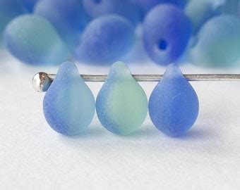 X Mm Glass Teardrop Beads Jewelry Making Supplies Tear Drop Beads