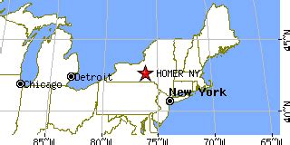 Homer, New York (NY) ~ population data, races, housing & economy