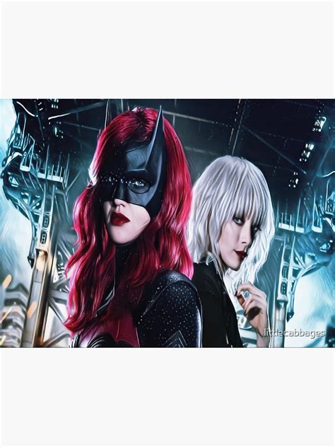 Batwoman And Alice Colour Poster For Sale By Littlecabbages Redbubble