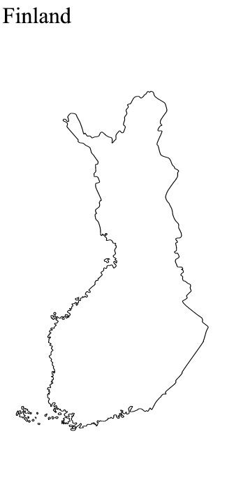 Outline Map Of Finland - ClipArt Best