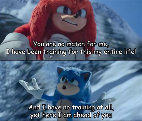 Sonic vs knuckles movie Blank Template - Imgflip