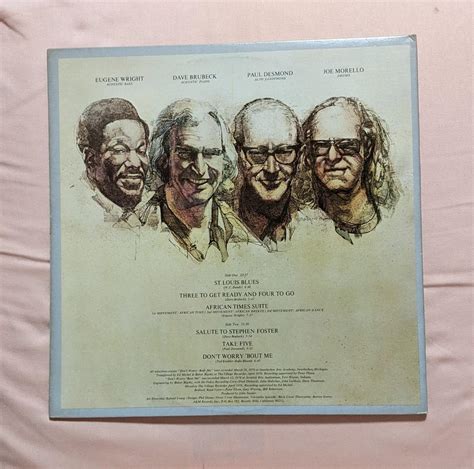 Dave Brubeck Quartet Th Anniversary Reunion Lp Hobbies Toys Music