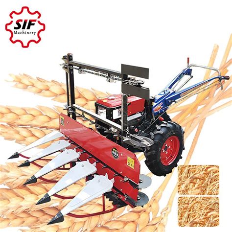 Sif Factory Price Paddy Walking Harvester Machine Alfalfa Wheat Reaper