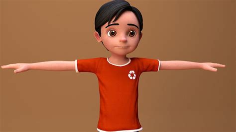 3D model STYLIZED CARTOON CHARACTER VR / AR / low-poly | CGTrader