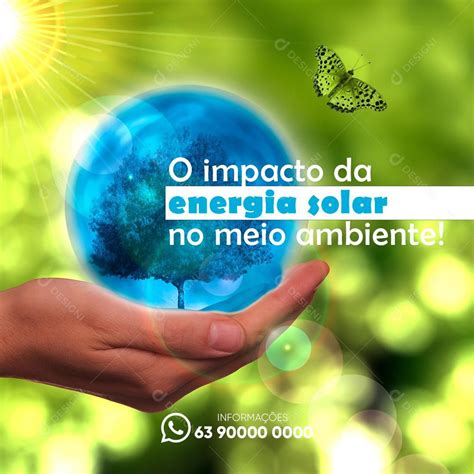 Baixar O Impacto Da Energia Solar No Meio Ambiente Social Media Psd