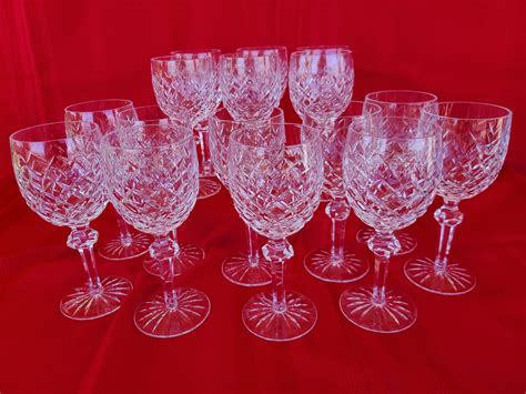 Waterford Powerscourt Pattern Water Goblets Set Of Two Water Goblets Stunning Crystal Water