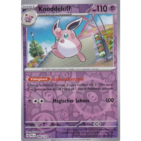 Knuddeluff Holo Reverse Holo Entwicklungen In Paldea Pokemon