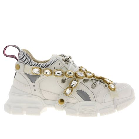 GUCCI: Sneakers women | Sneakers Gucci Women White | Sneakers Gucci ...