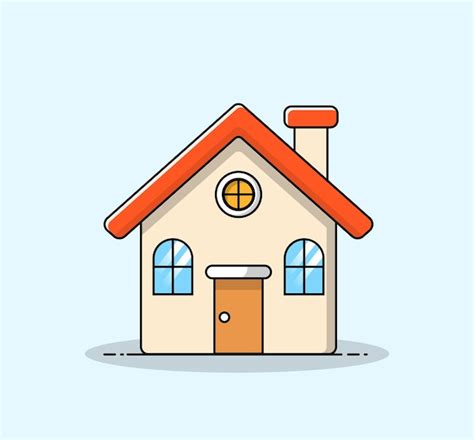 Premium Vector House Building Vector Icon Illustration