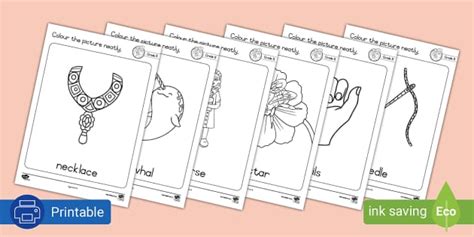 Gr R Phonics Colouring Pages Letter N Profesor Hizo