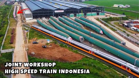 SEMAKIN RAPI Keliling Depo Kereta Cepat Tegal Luar Pantau Trainset