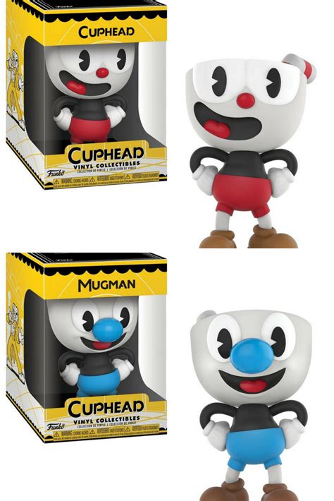 From Cuphead Cuphead And Mug Man As A Stylized Vinyl Figure From