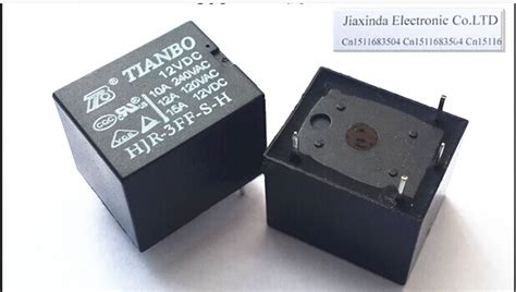 Hot New Hjr 3ff S H 12vdc Hjr 3ff S H 12vdc Hjr 3ff Dc12v 12v 10a T73 Tianbo Dip4 In Relays From