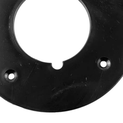 Plaque De Base De Routeur Lectrique En Forme De Cercle Noir Compatible