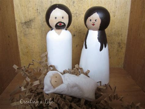 Creating A Life: Handmade Nativity Set