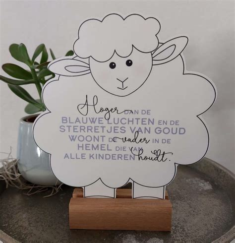 Schaapje Voor Jou Hoger Dan De Blauwe Luchten Bethel Webshop