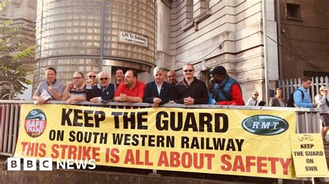 South Western Railway Strike Workers Begin Four Day Walkout Bbc News