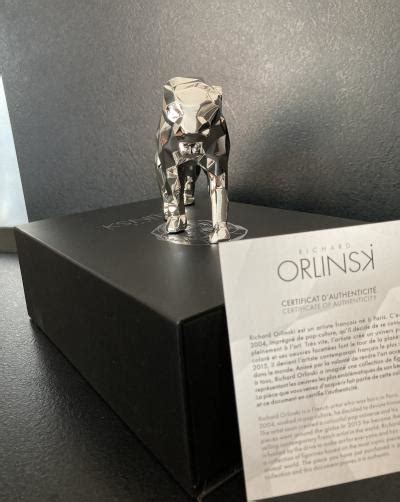 Richard Orlinski Panther Spirit Silver Edition Sculpture