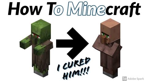 Transforming A Zombie Villager Into A Villager How To Minecraft