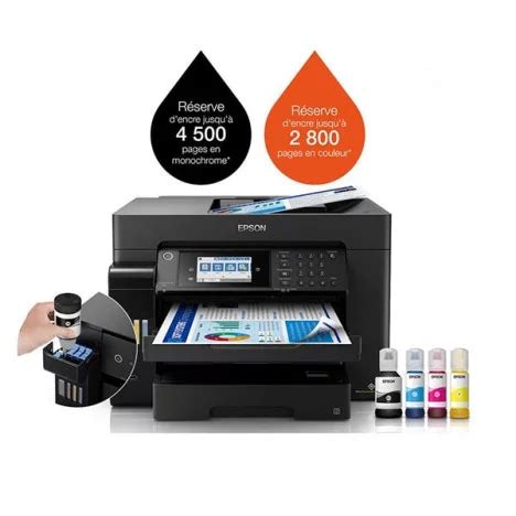 Imprimante Jet D Encre R Servoir Int Gr Epson L En A Wifi