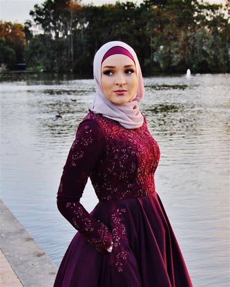 Hijab style ️Pinterest: @adarkurdish | Purple dress outfits, Dresses ...