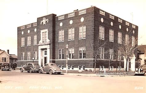 City Hall - Park Falls, Wisconsin WI Postcard | OldPostcards.com