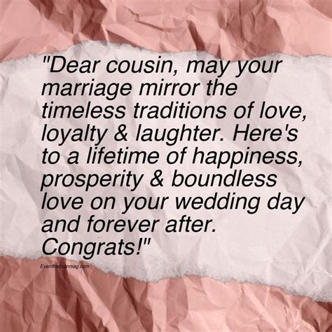 181 Best Wedding Messages And Wishes For Cousin Eventhorizonmag