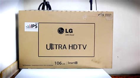 Lg Ub820 4k Uhd Smart Led Tv Unboxing 42ub820t Youtube