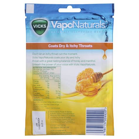 Buy Vicks Vaponaturals Honey Fresh Re Seal Bag 19 Online At Chemist