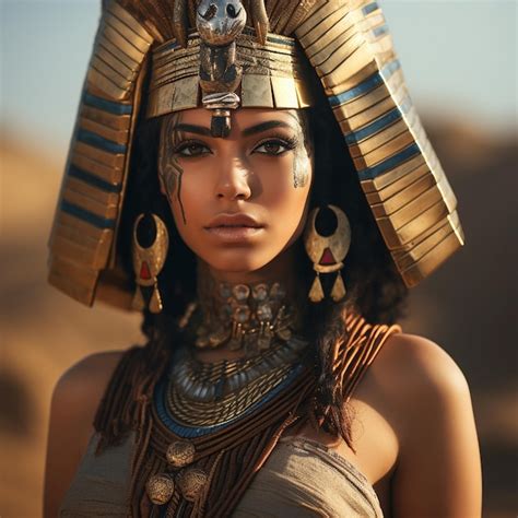 Premium AI Image Cleopatra Woman Pharaoh In Egypt