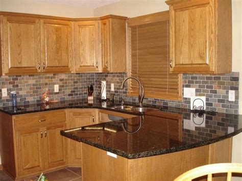 Fantastic Kitchen Backsplash Ideas With Oak Cabinets Kitchen