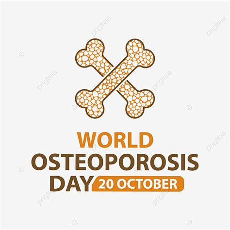 D A Mundial De La Osteoporosis De Octubre Png Icono Internacional