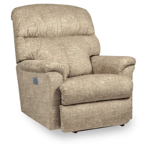 Reed Power Rocking Recliner W Headrest And Lumbar La Z Boy