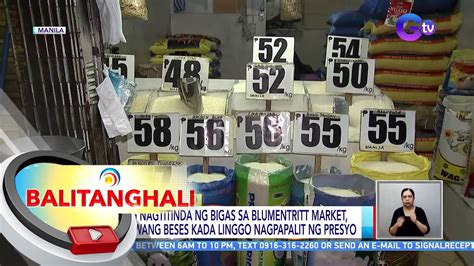 Ilang Nagtitinda Ng Bigas Sa Blumentritt Market Dalawang Beses Kada