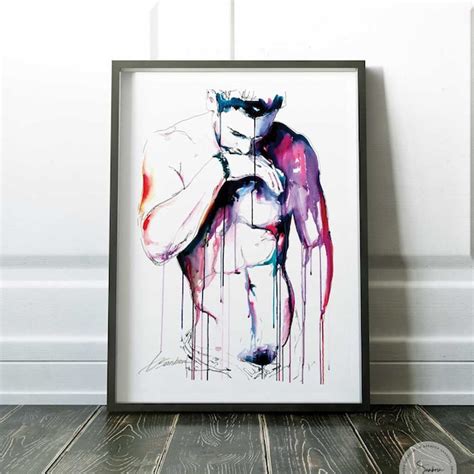 Male Gay Nude Men Art Etsy